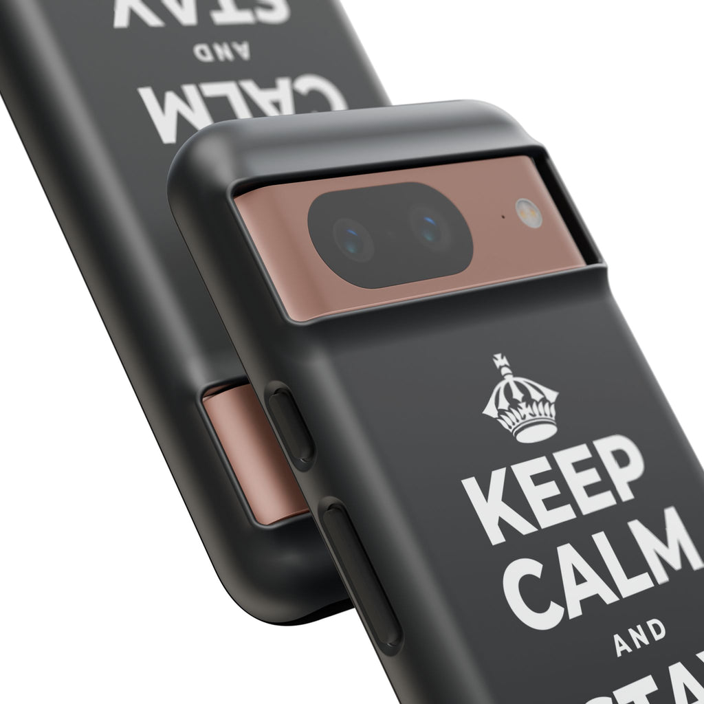 KEEP CALM AND STAY FEARLESS Phone Case (Dark)