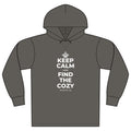 KEEP CALM AND FIND THE COZY Organic Hoodie Tee