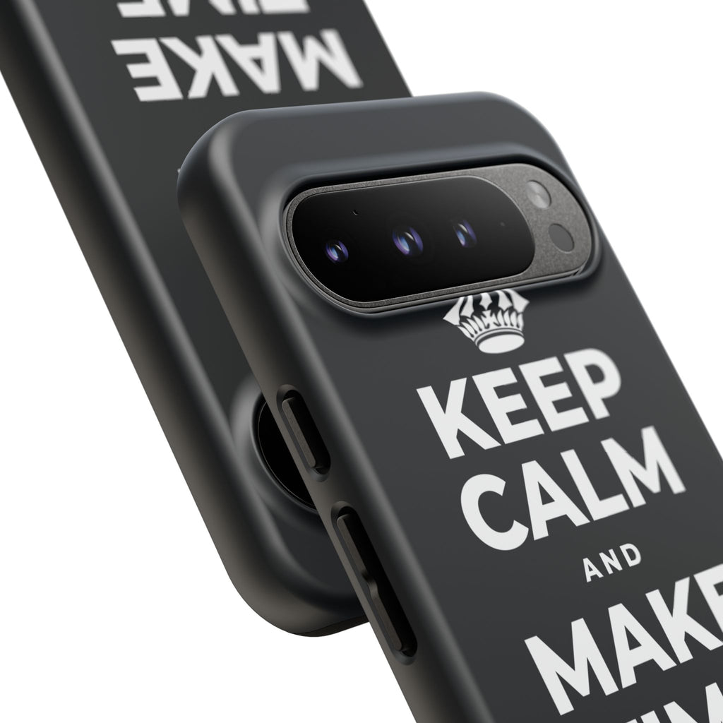 KEEP CALM AND MAKE TIME TO PLAY Phone Case (Dark)