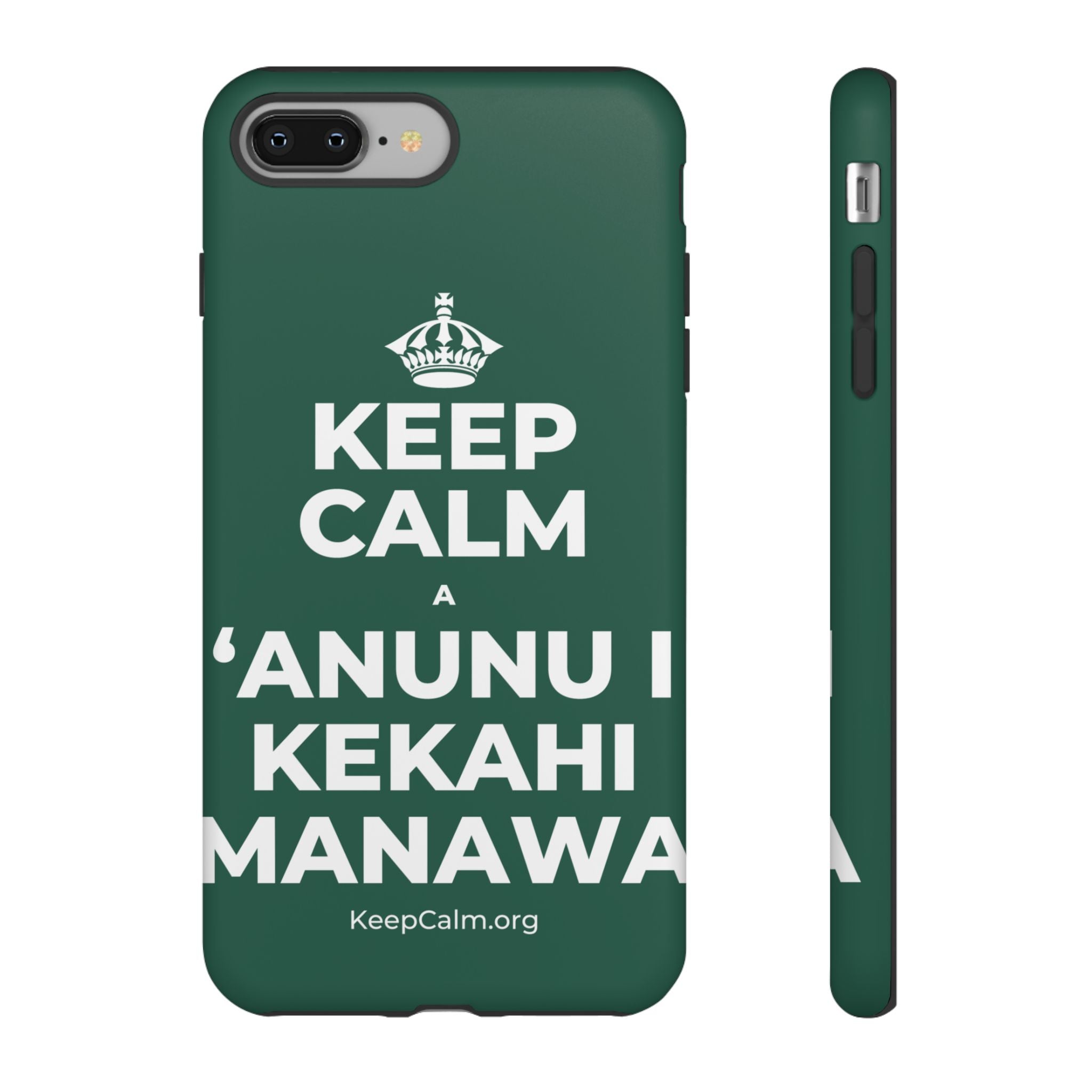 KEEP CALM A ʻANUNU I KEKAHI MANAWA Phone Case