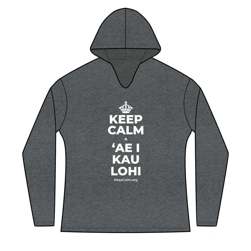 KEEP CALM A ʻAE I KAU LOHI Women's Long Sleeve Hoodie