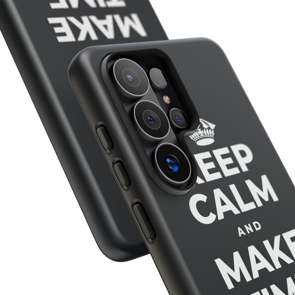 KEEP CALM AND MAKE TIME TO PLAY Phone Case (Dark)