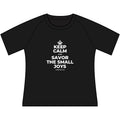 KEEP CALM AND SAVOR THE SMALL JOYS Women's Raglan Tee