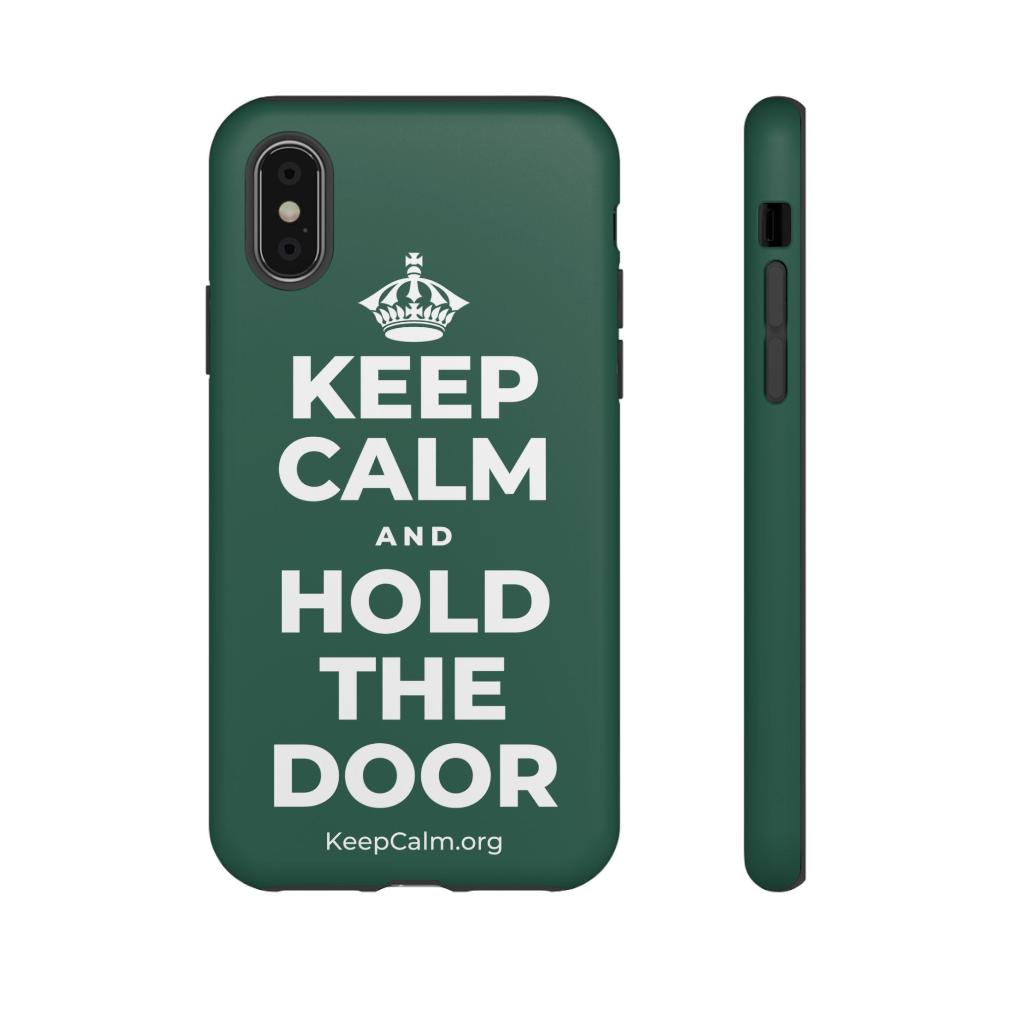 KEEP CALM AND HOLD THE DOOR Phone Case
