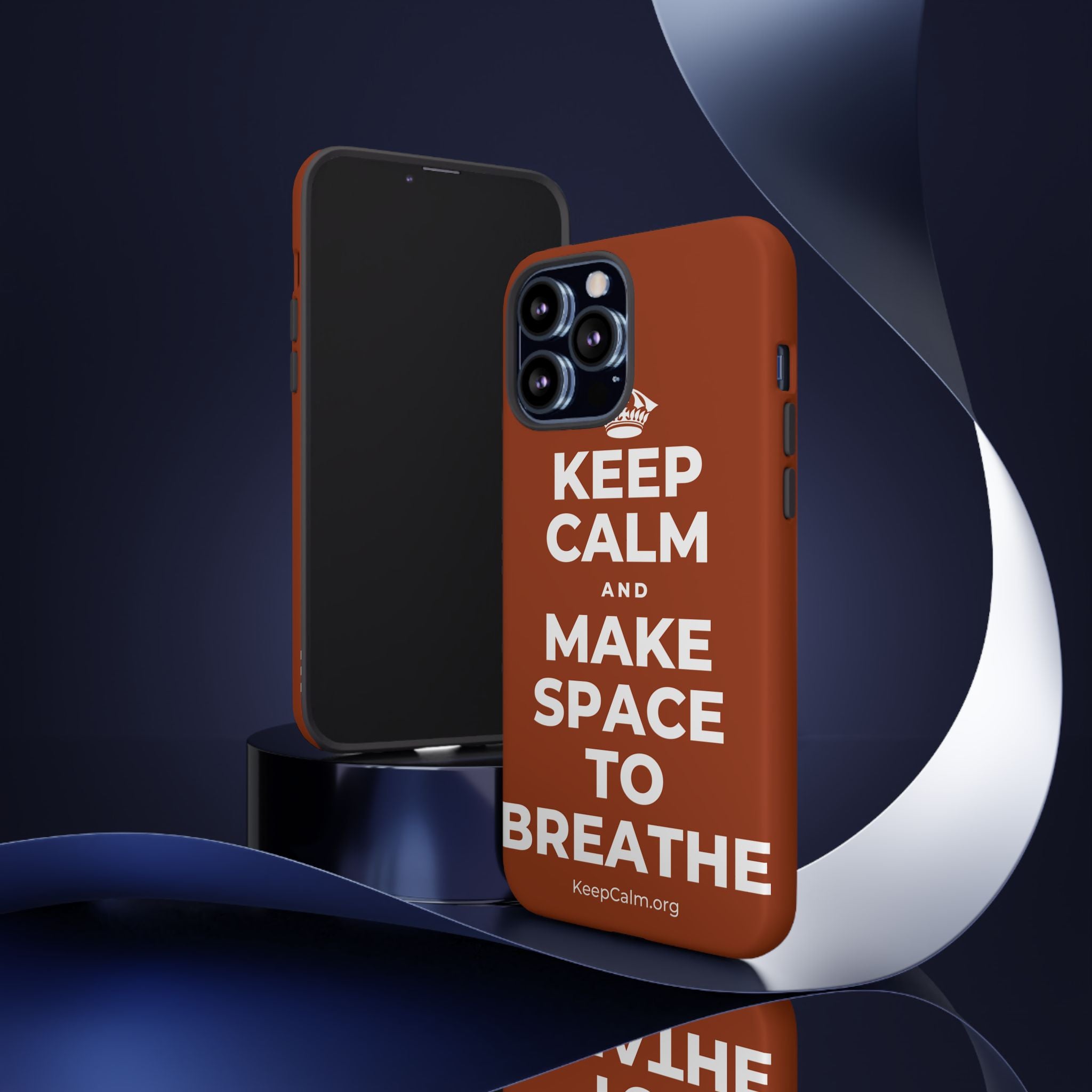 KEEP CALM AND MAKE SPACE TO BREATHE Phone Case