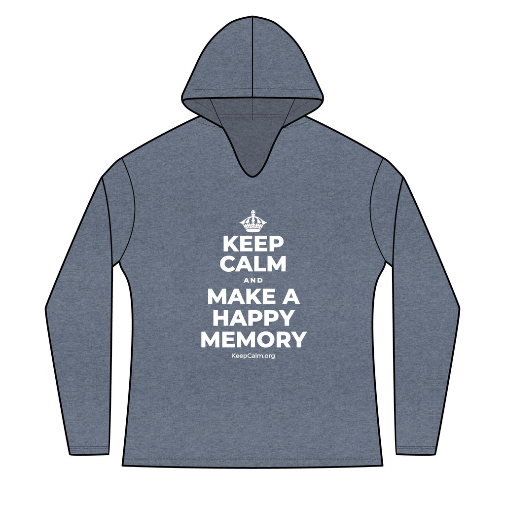 KEEP CALM AND MAKE A HAPPY MEMORY Women's Long Sleeve Hoodie