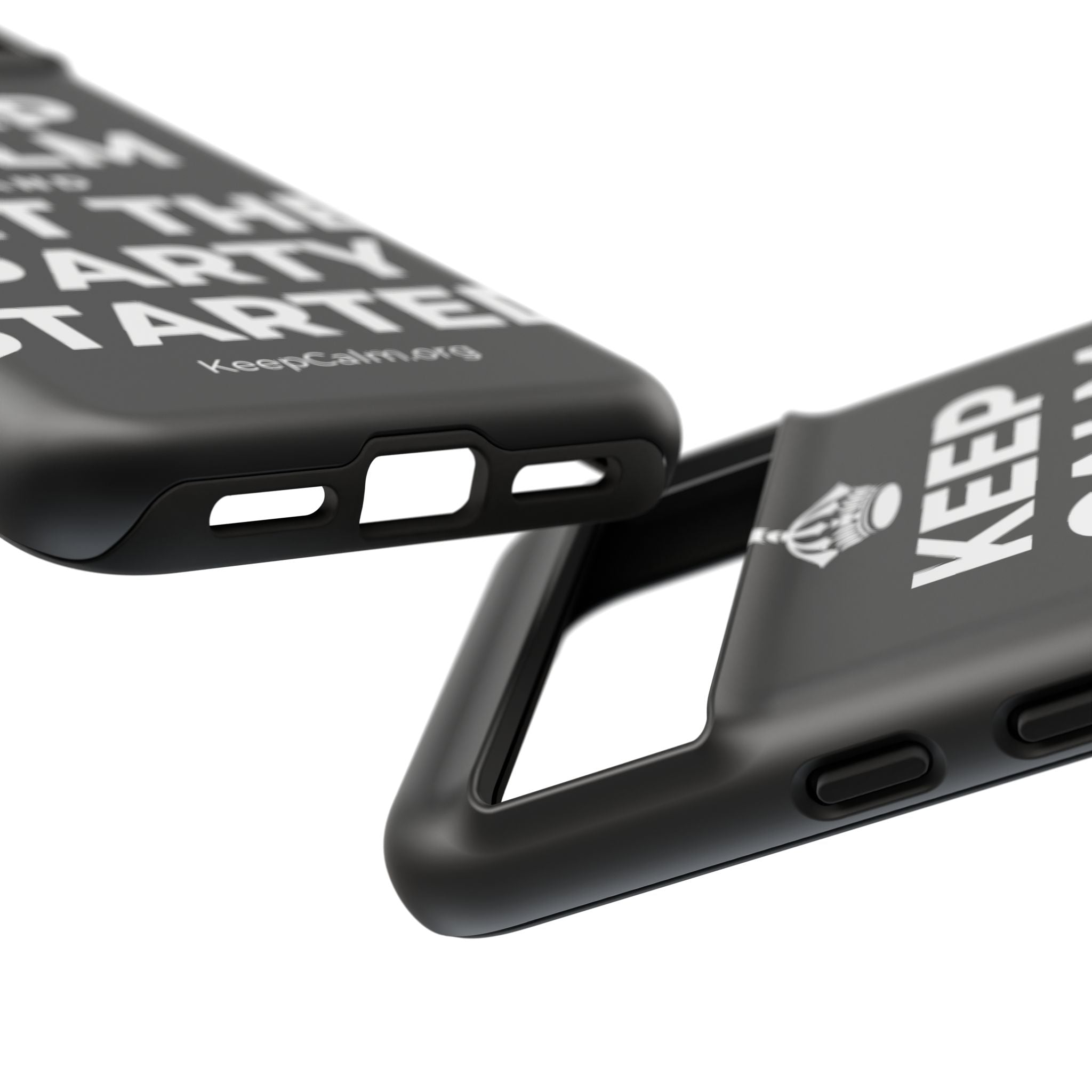 KEEP CALM AND GET THE PARTY STARTED Phone Case
