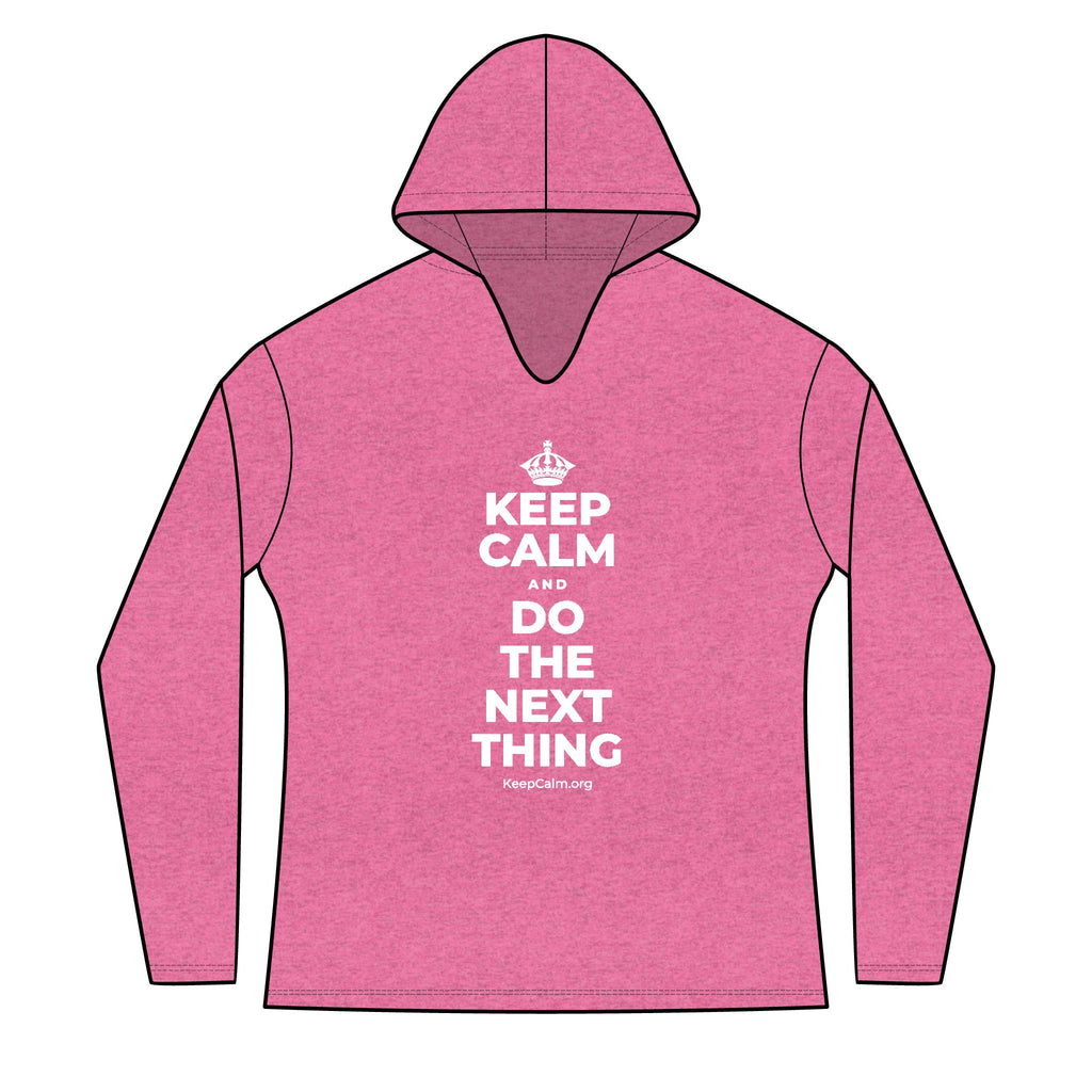 KEEP CALM AND DO THE NEXT THING Women's Long Sleeve Hoodie