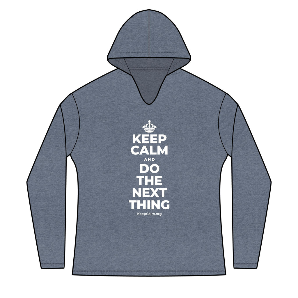 KEEP CALM AND DO THE NEXT THING Women's Long Sleeve Hoodie