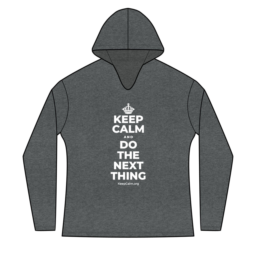 KEEP CALM AND DO THE NEXT THING Women's Long Sleeve Hoodie