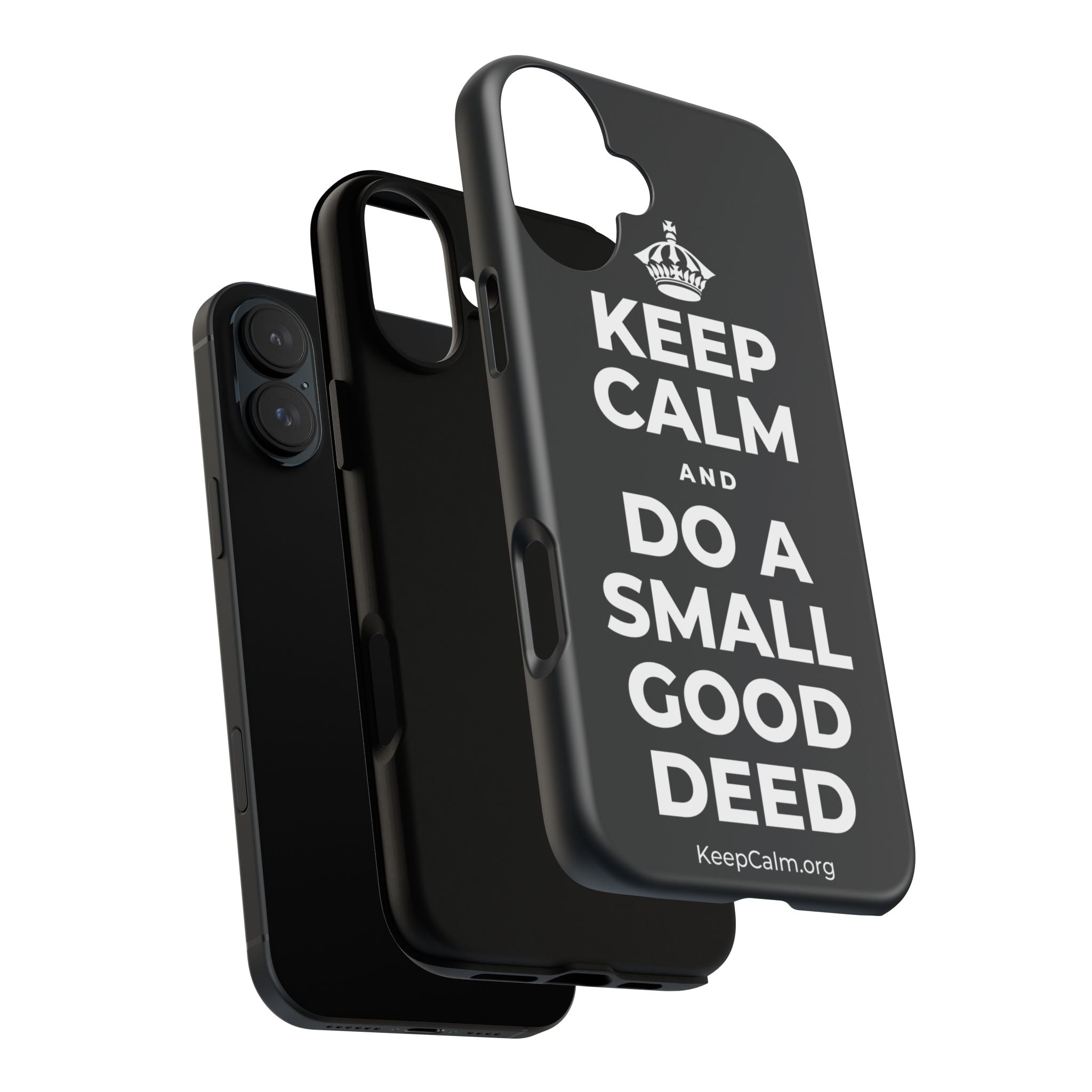 KEEP CALM AND DO A SMALL GOOD DEED Phone Case (Dark)