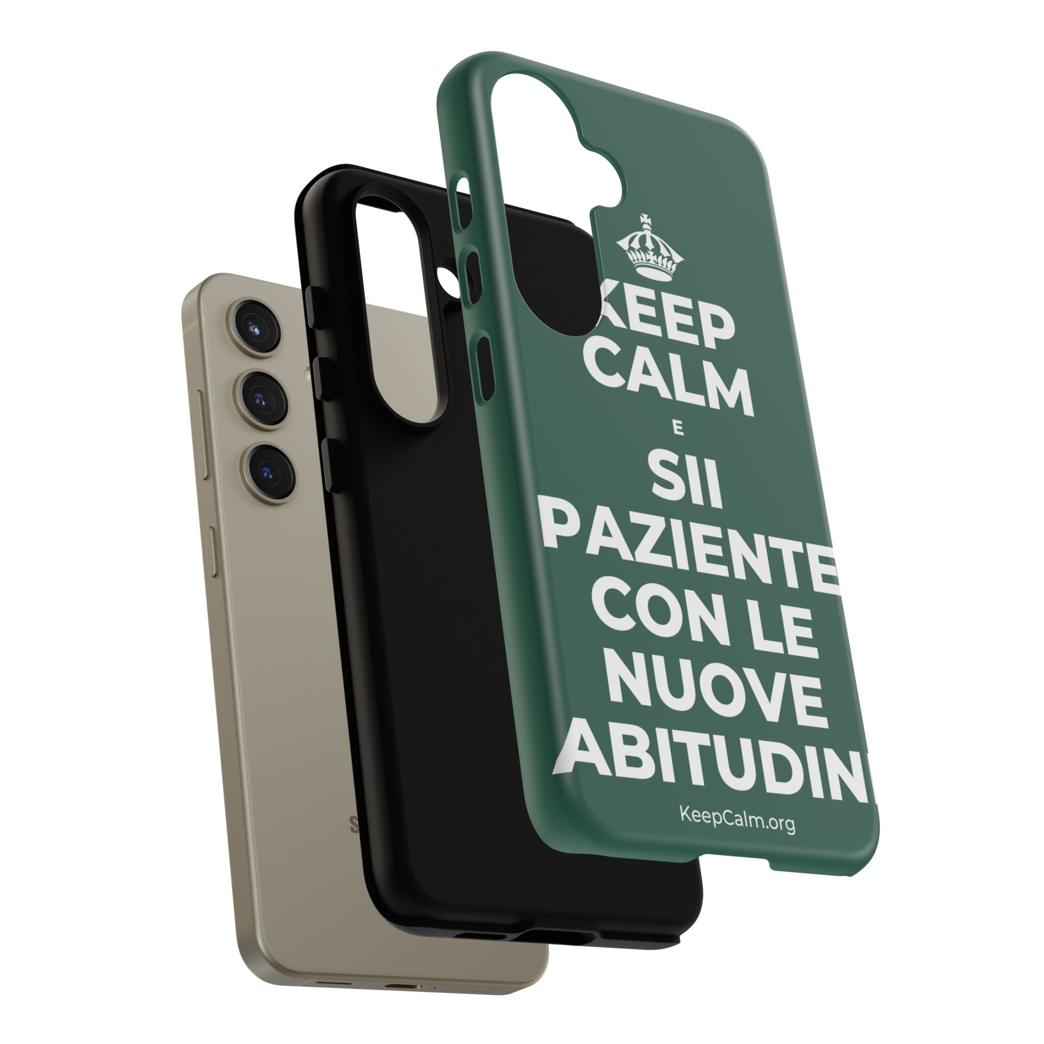 KEEP CALM E SII PAZIENTE CON LE NUOVE ABITUDINI Phone Case