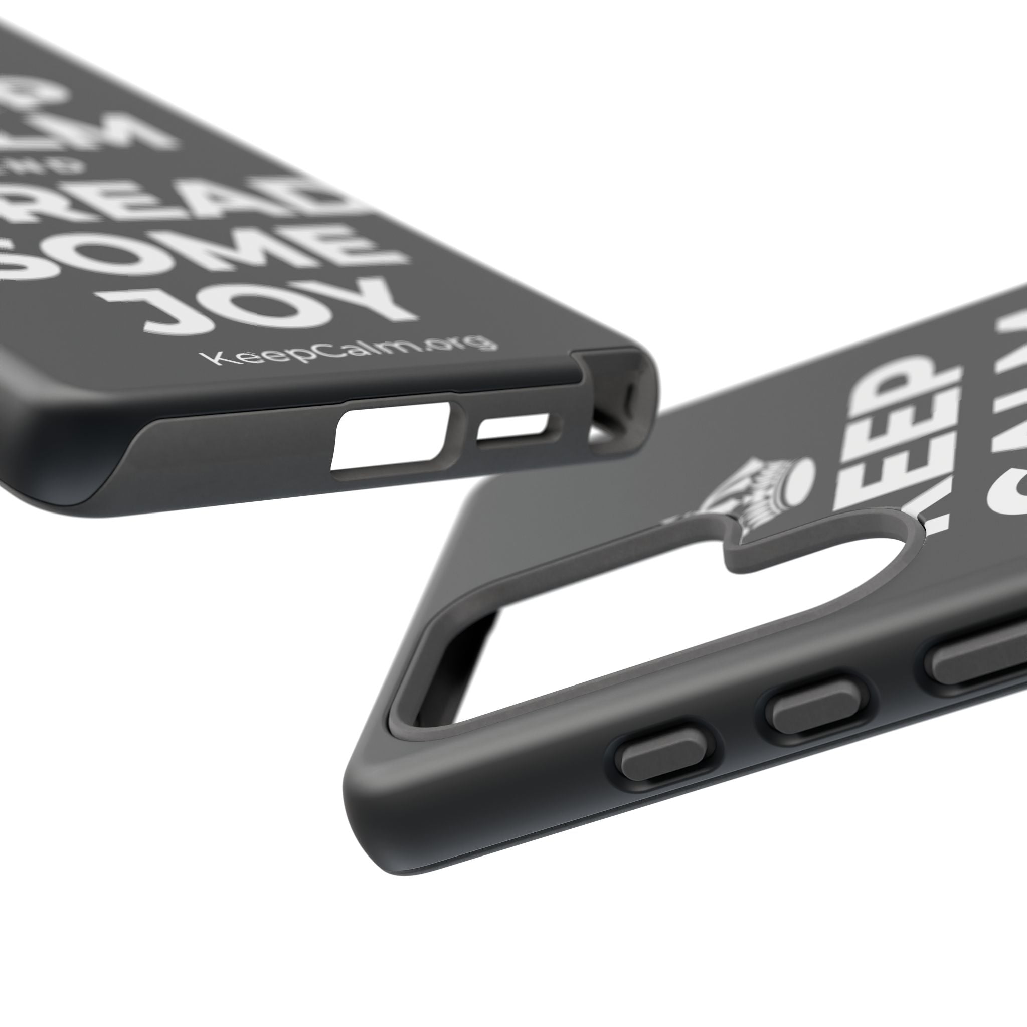 KEEP CALM AND SPREAD SOME JOY Phone Case (Dark)