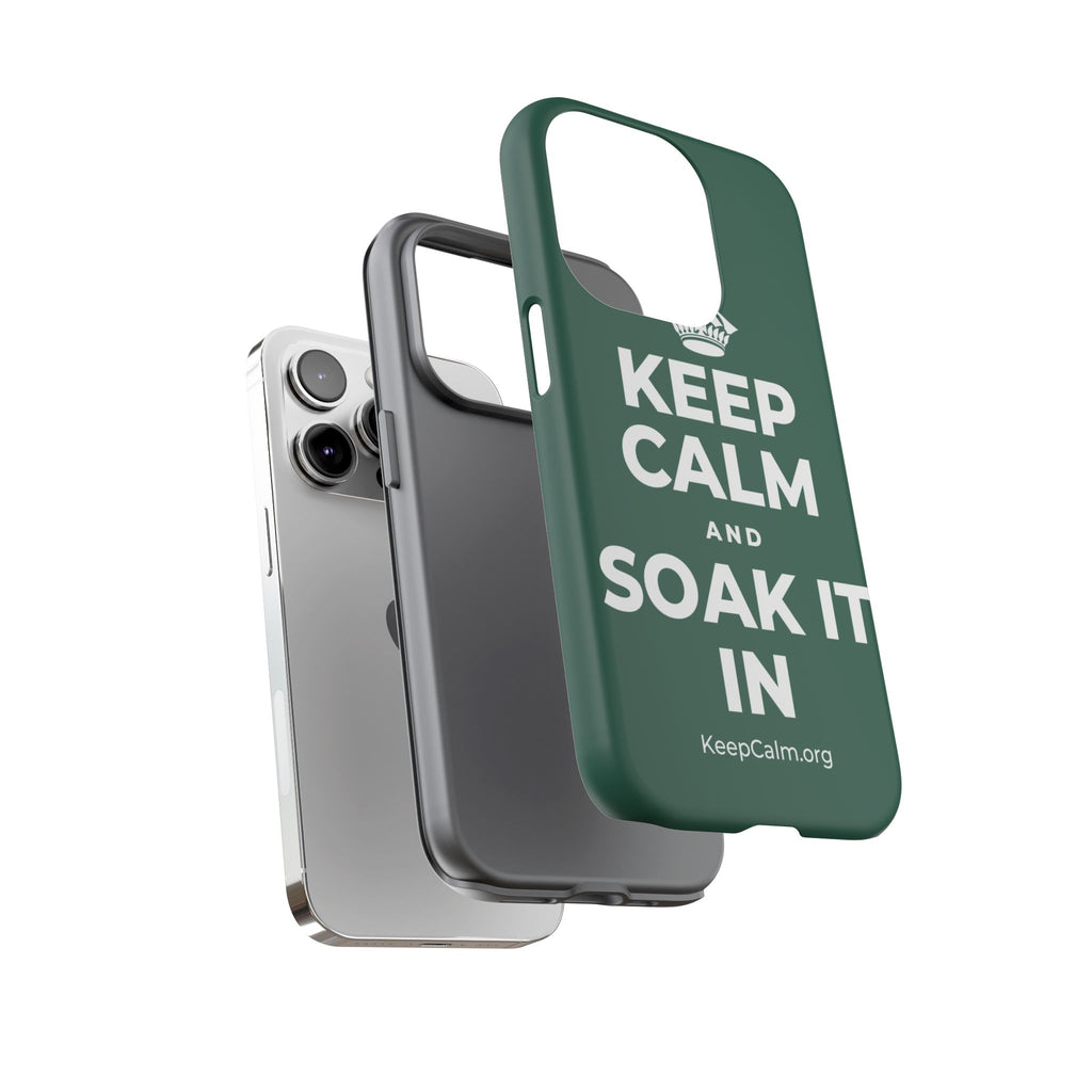KEEP CALM AND SOAK IT IN Phone Case