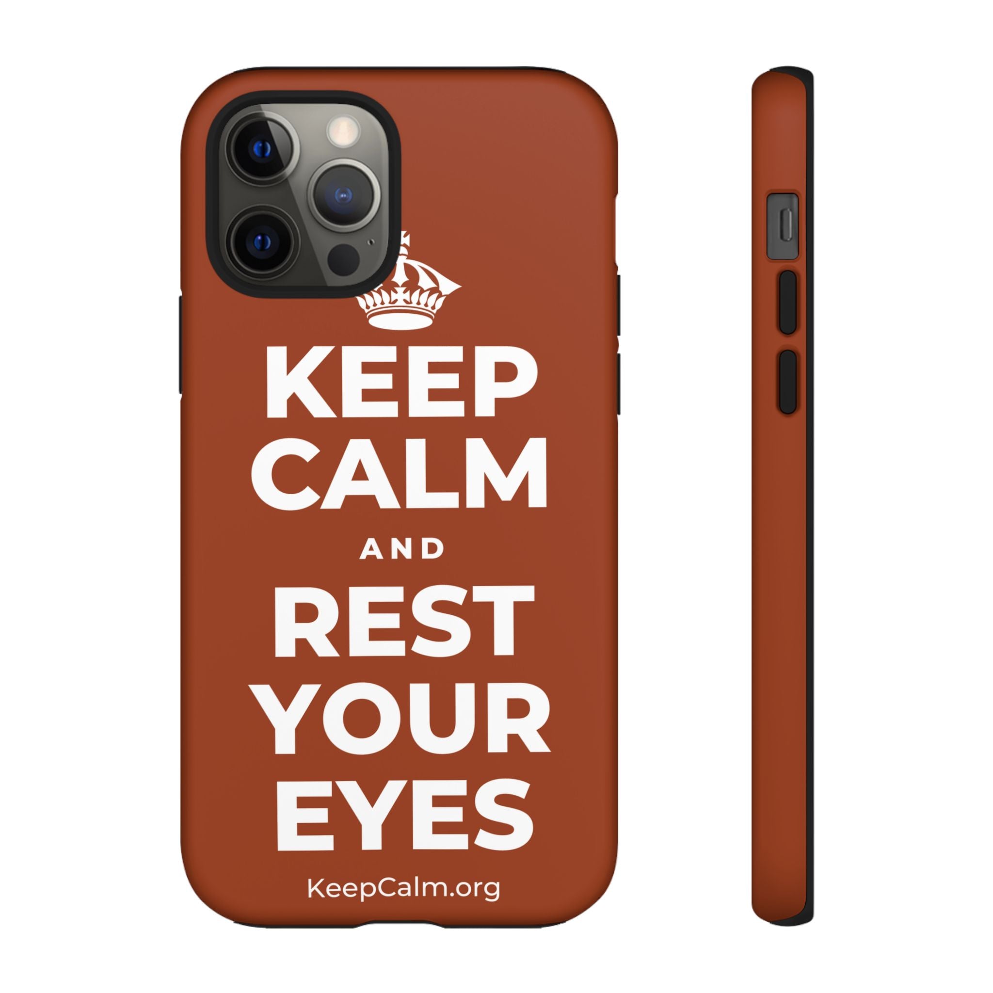 KEEP CALM AND REST YOUR EYES Phone Case