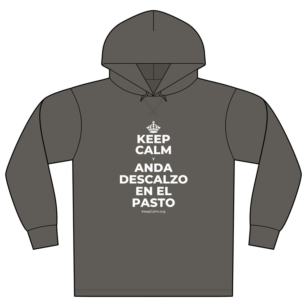 KEEP CALM Y ANDA DESCALZO EN EL PASTO Organic Hoodie Tee