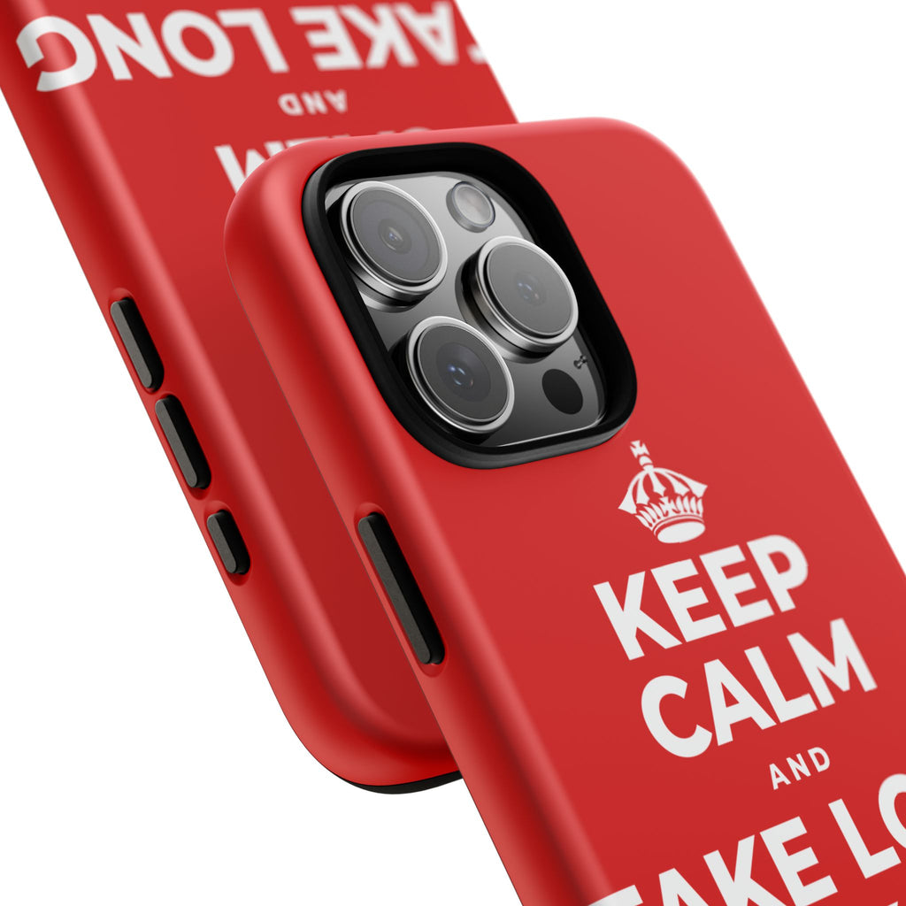 KEEP CALM AND TAKE LONG WALKS ON THE BEACH Phone Case