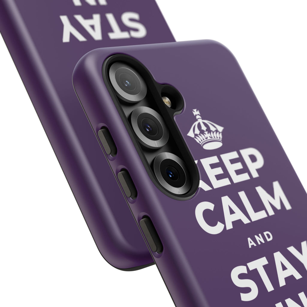 KEEP CALM AND STAY IN AND REST Phone Case