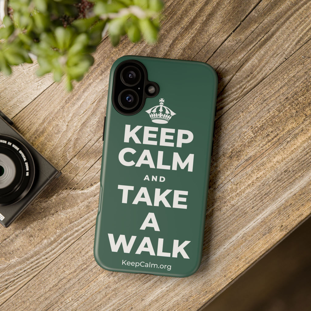KEEP CALM AND TAKE A WALK Phone Case