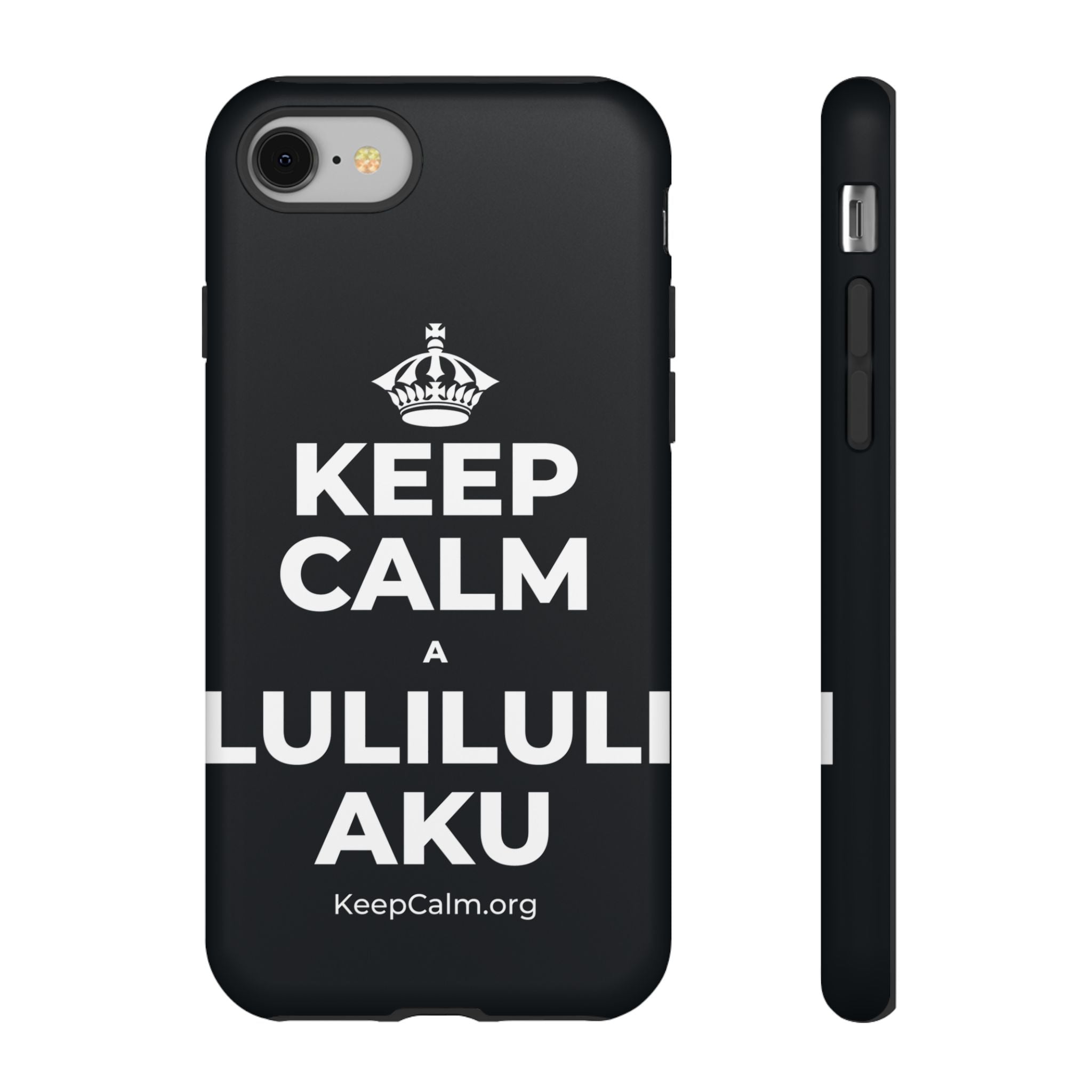 KEEP CALM A LULILULI AKU Phone Case (Dark)