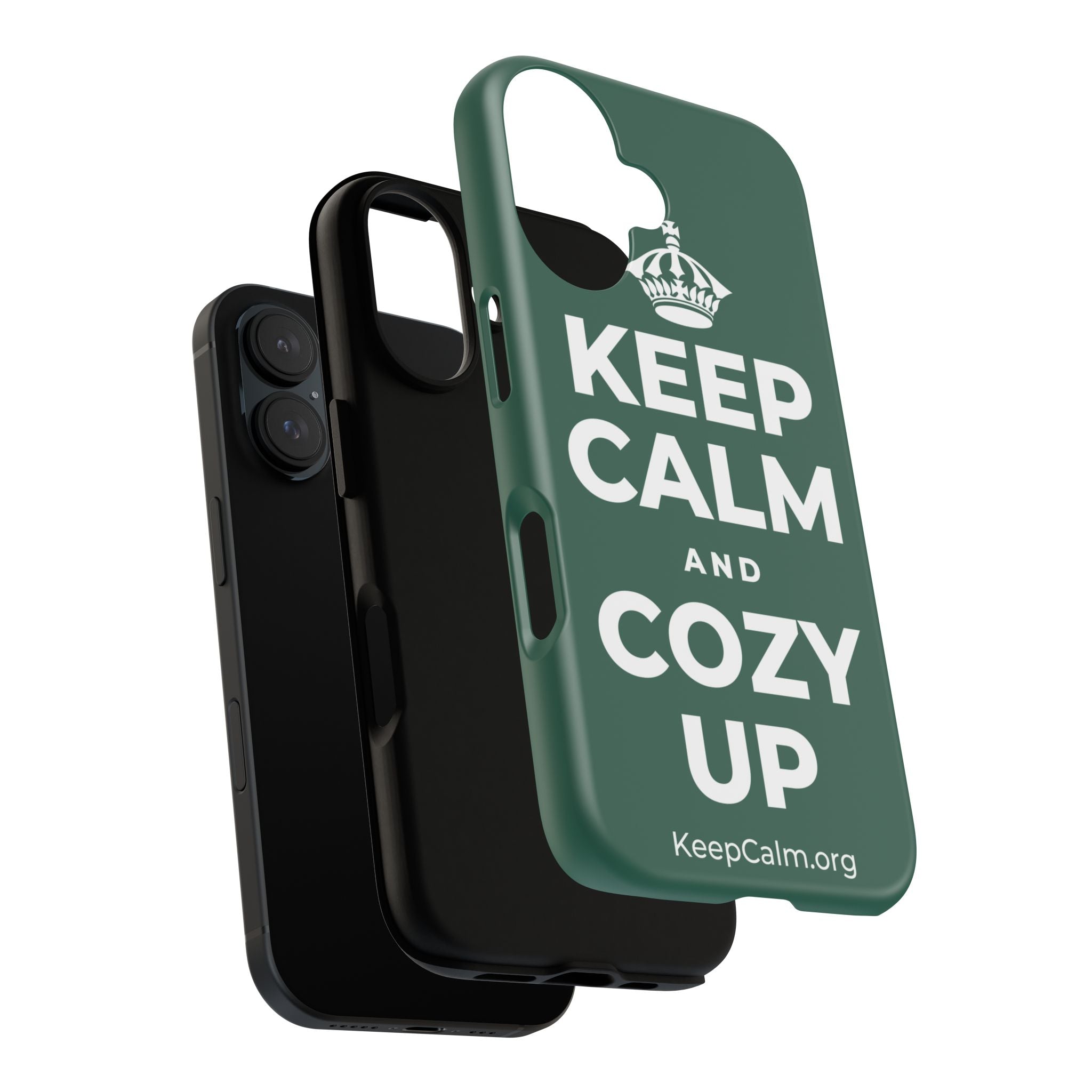 KEEP CALM AND COZY UP Phone Case