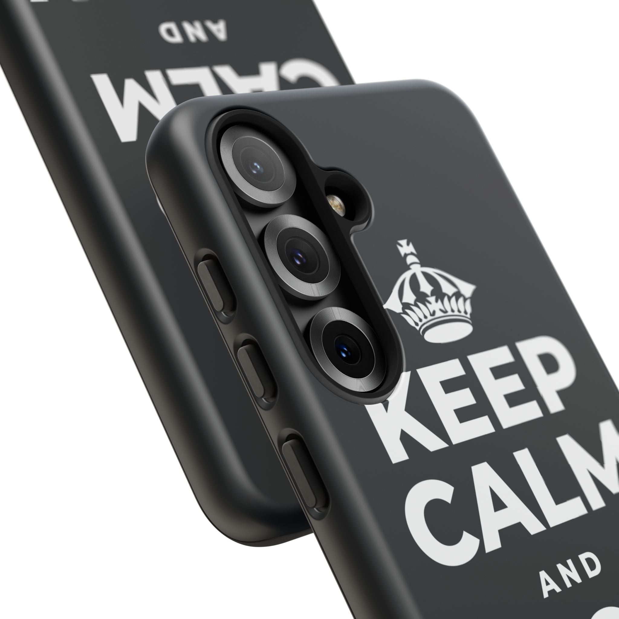 KEEP CALM AND GROW GENTLY Phone Case (Dark)