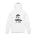 KEEP CALM I ROZSIEJ ODROBINĘ MIŁOŚCI Hooded Long Sleeve Tee