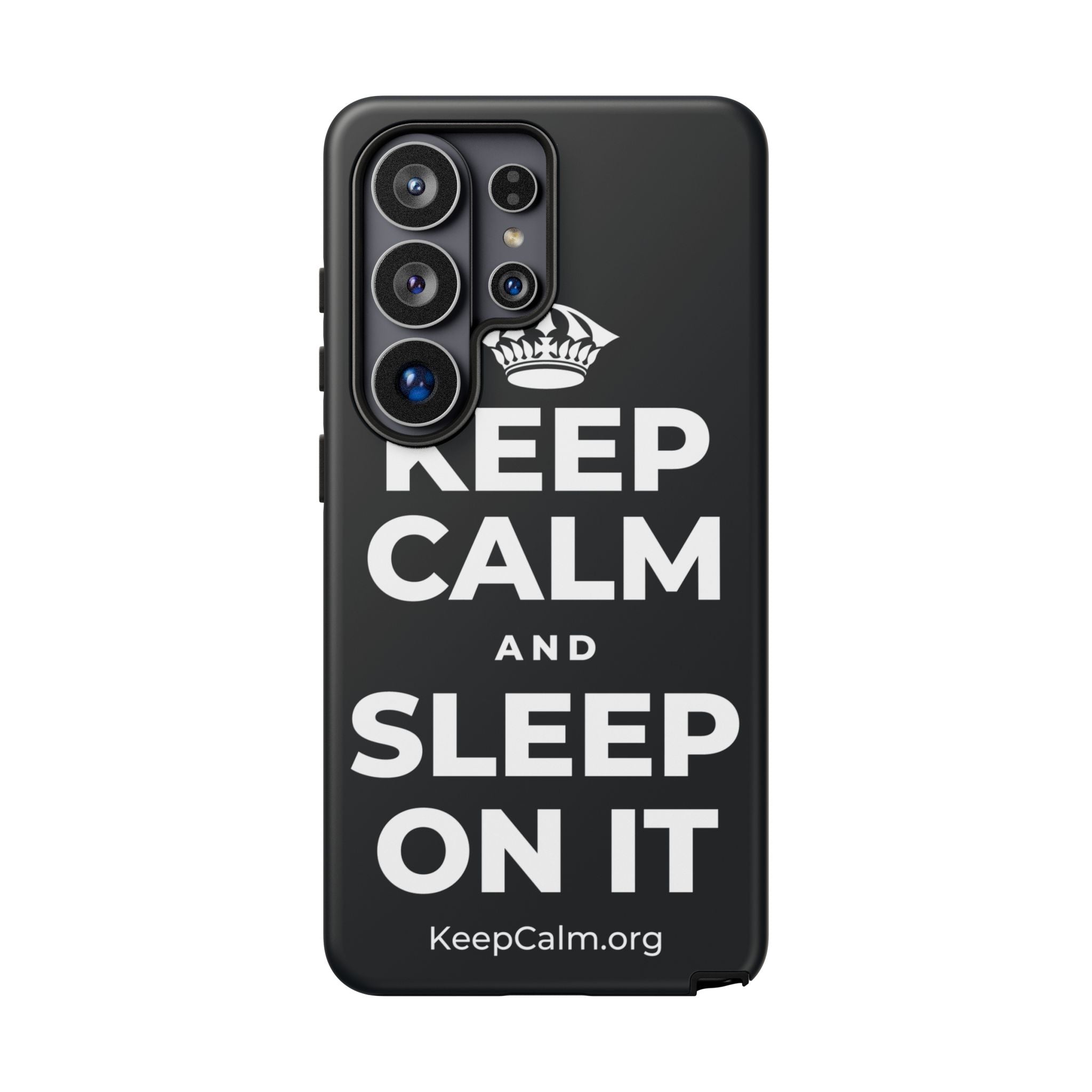 KEEP CALM AND SLEEP ON IT Phone Case (Dark)