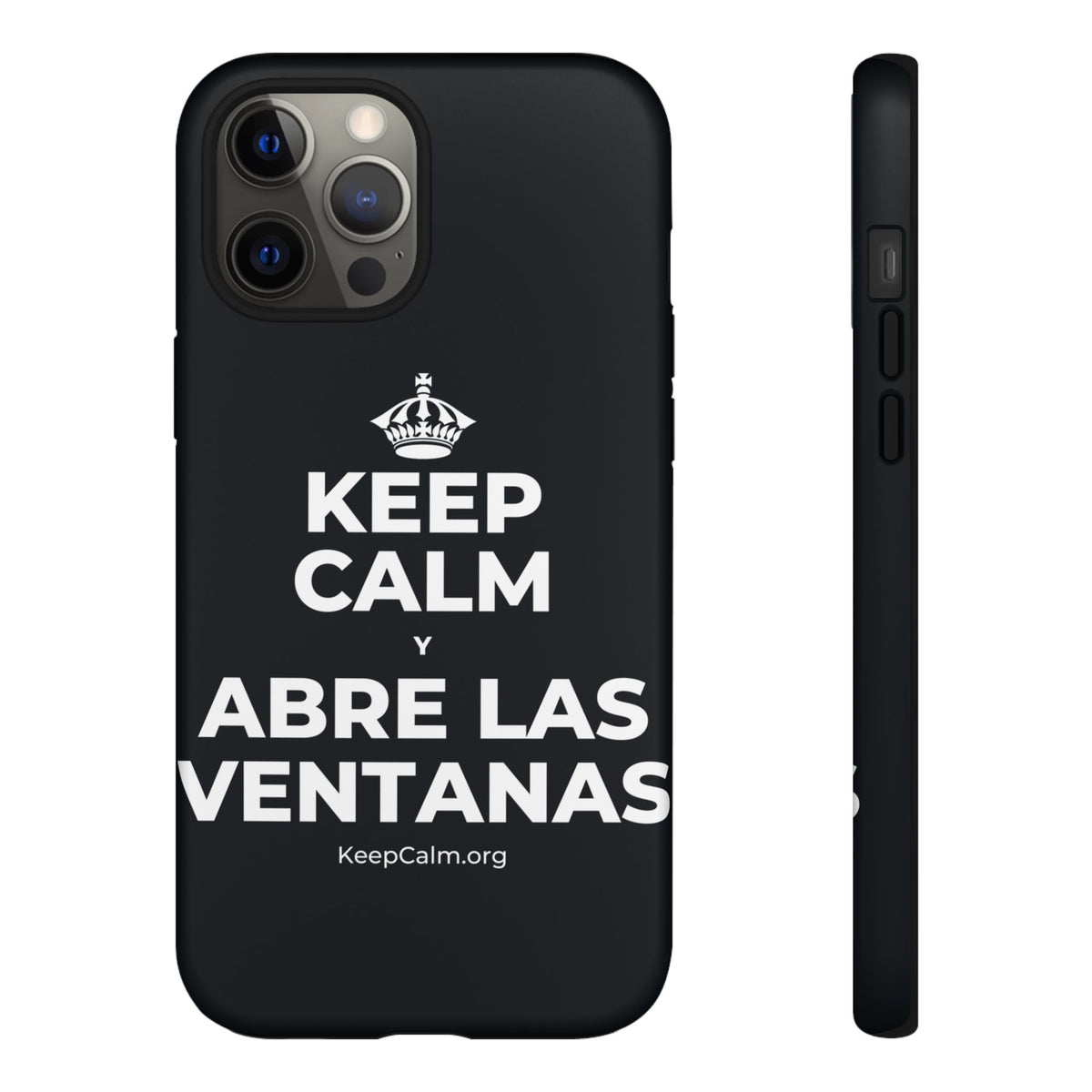 KEEP CALM Y ABRE LAS VENTANAS Phone Case (Dark)