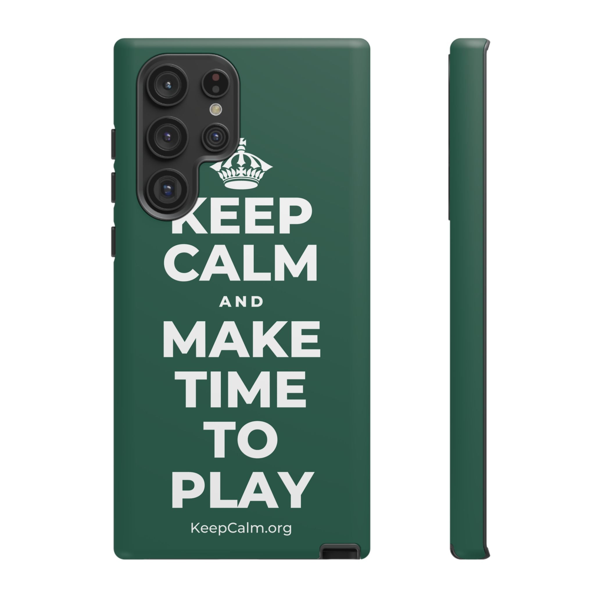 KEEP CALM AND MAKE TIME TO PLAY Phone Case
