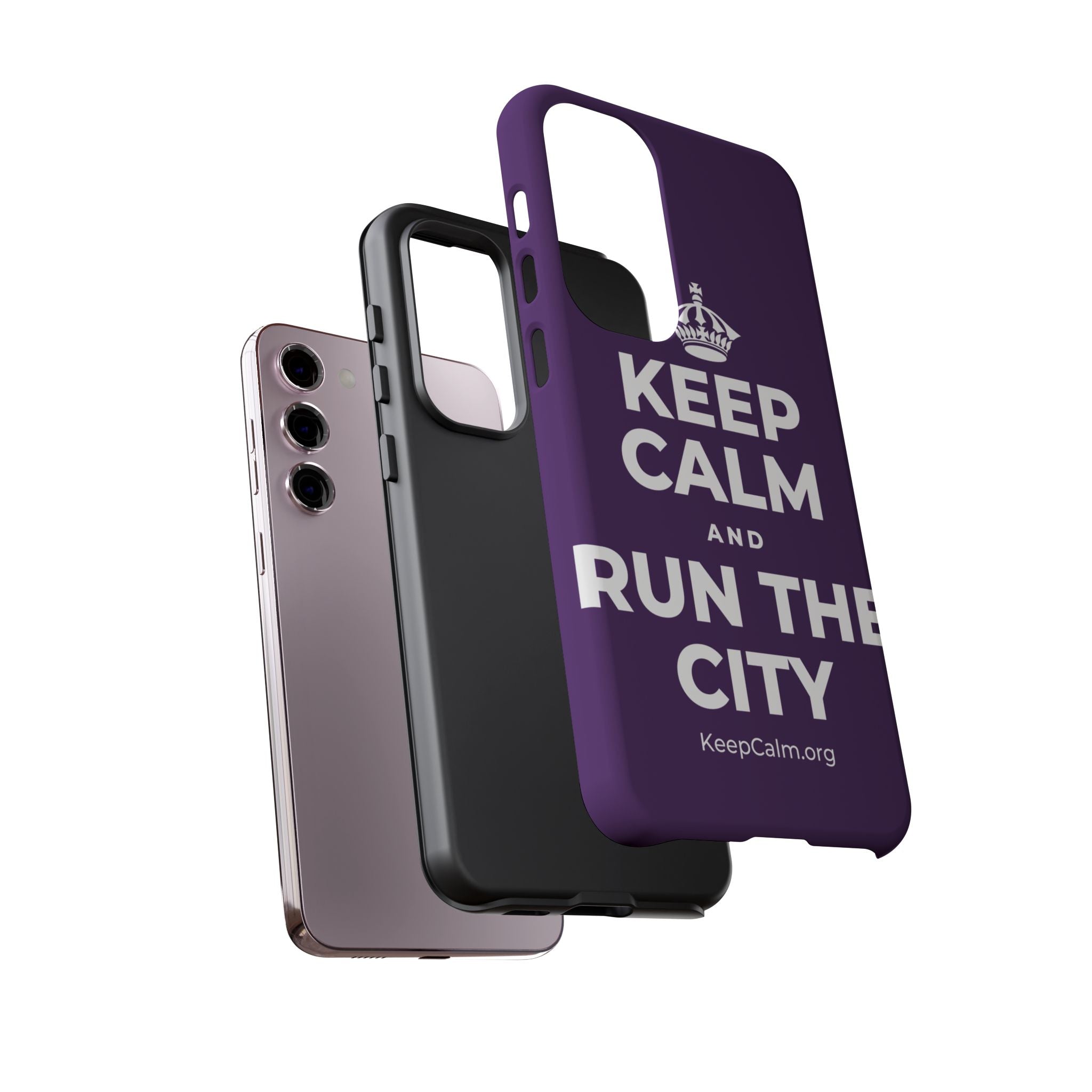 KEEP CALM AND RUN THE CITY Phone Case