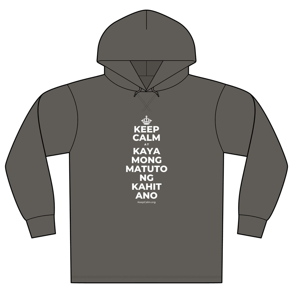 KEEP CALM AT KAYA MONG MATUTO NG KAHIT ANO Organic Hoodie Tee