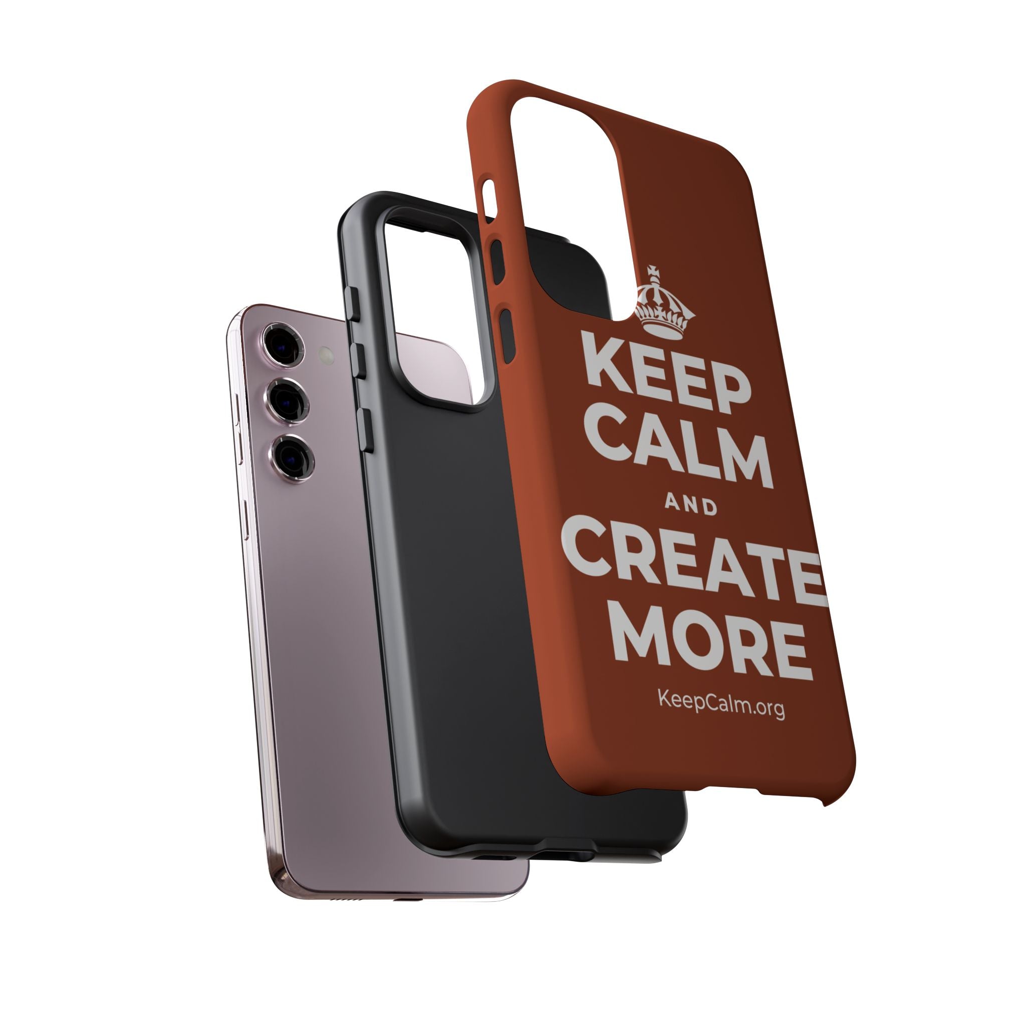 KEEP CALM AND CREATE MORE Phone Case