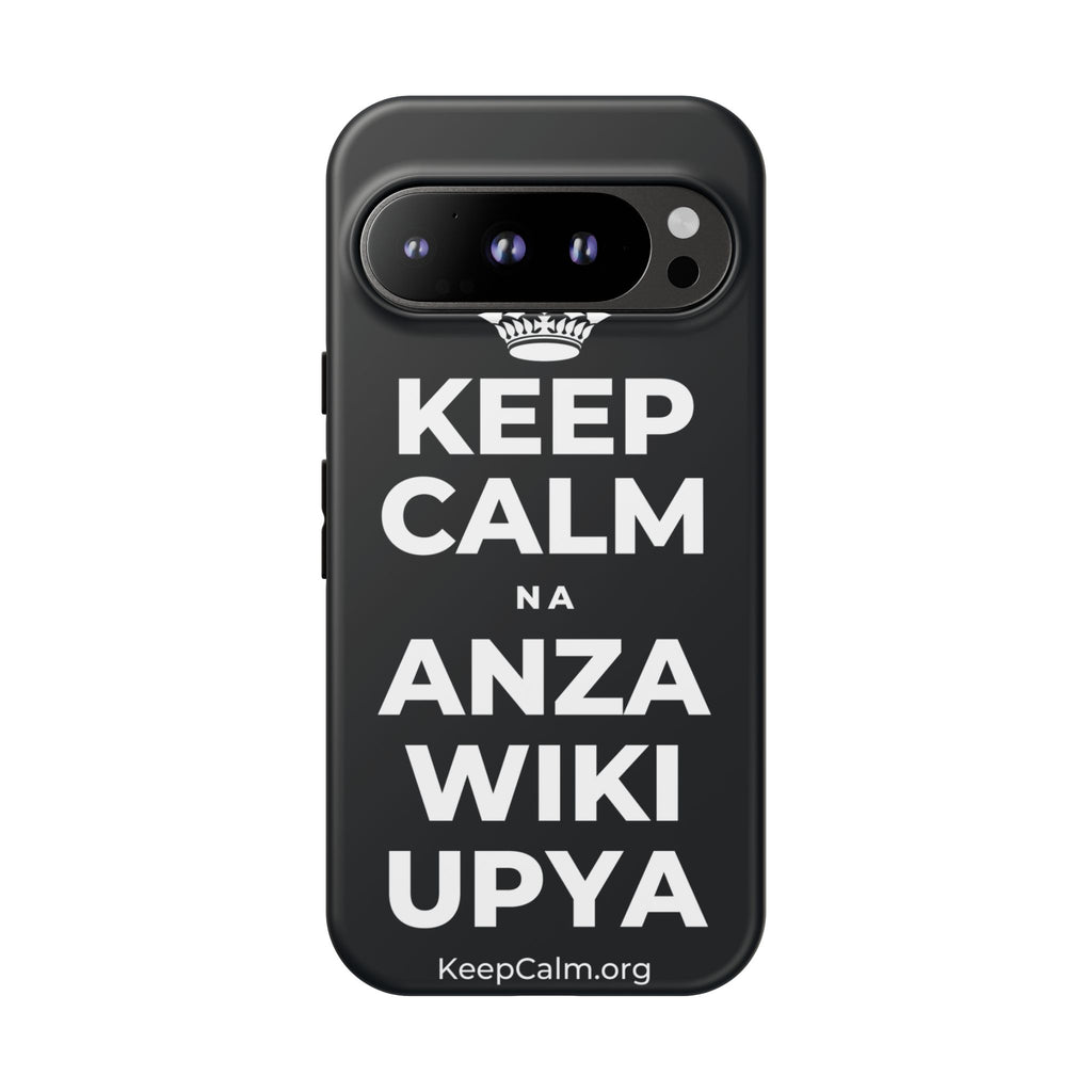 KEEP CALM NA ANZA WIKI UPYA Phone Case (Dark)