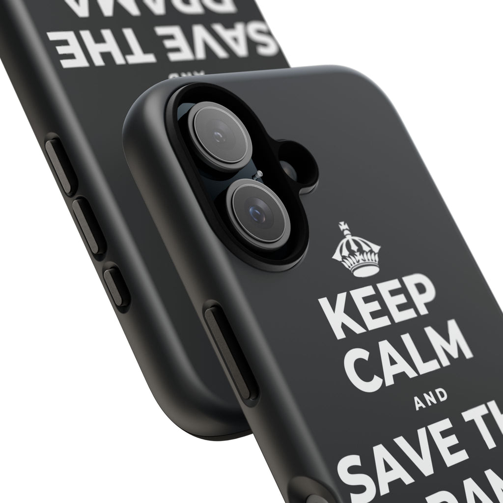 KEEP CALM AND SAVE THE DRAMA FOR YOUR 🦙 Phone Case (Dark)