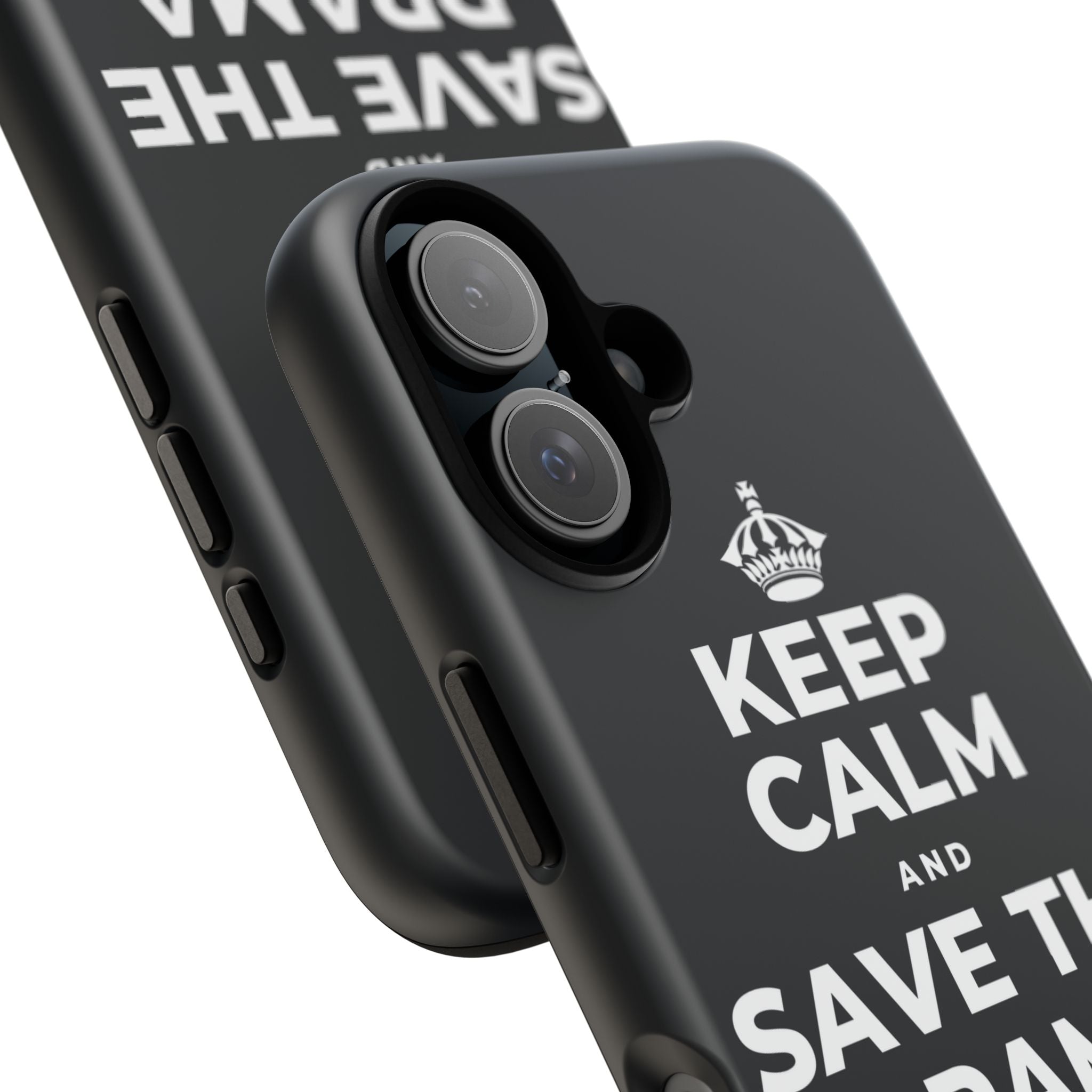 KEEP CALM AND SAVE THE DRAMA FOR YOUR 🦙 Phone Case (Dark)