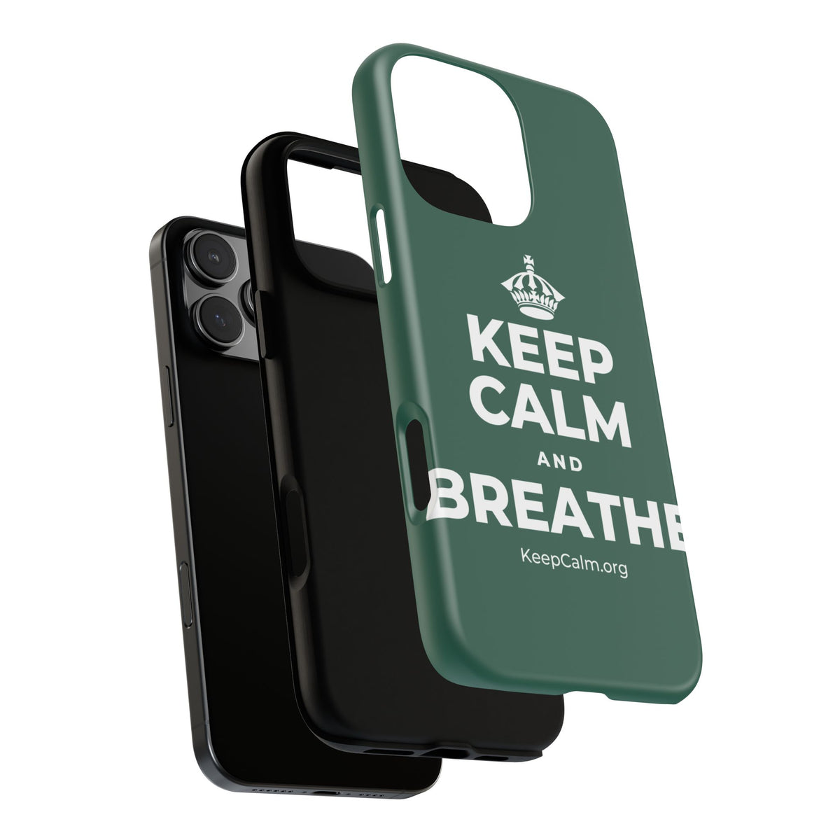 KEEP CALM AND BREATHE Phone Case