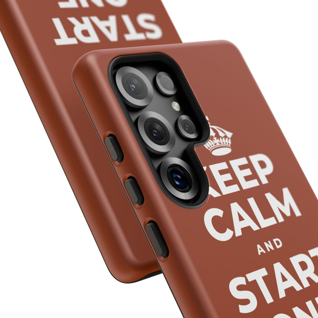 KEEP CALM AND START ONE FRESH PAGE Phone Case