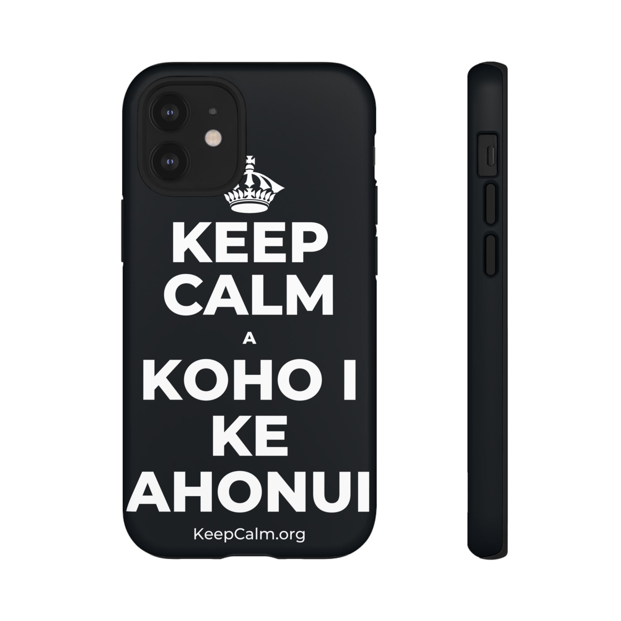KEEP CALM A KOHO I KE AHONUI Phone Case (Dark)
