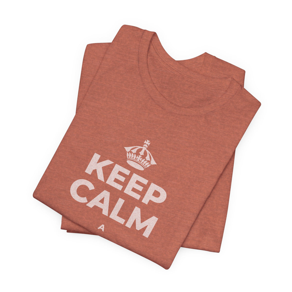 KEEP CALM A ʻAPO I KA MĀLIE T-Shirt (Soft Cream–Heather Mauve)
