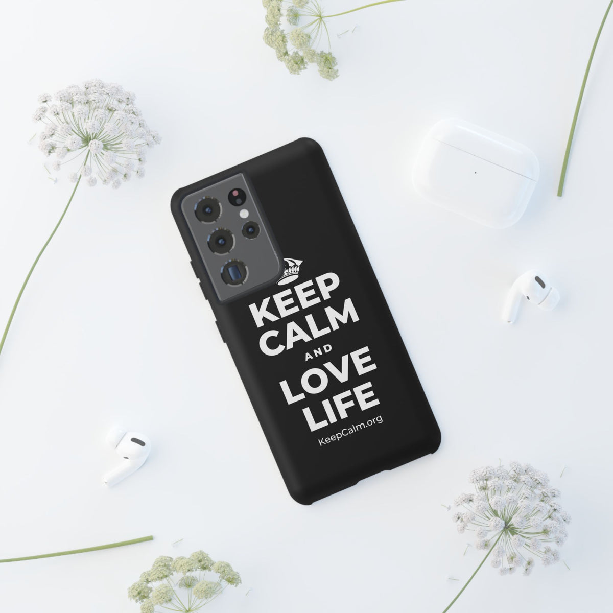 KEEP CALM AND LOVE LIFE Phone Case