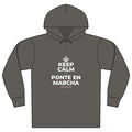KEEP CALM Y PONTE EN MARCHA Organic Hoodie Tee