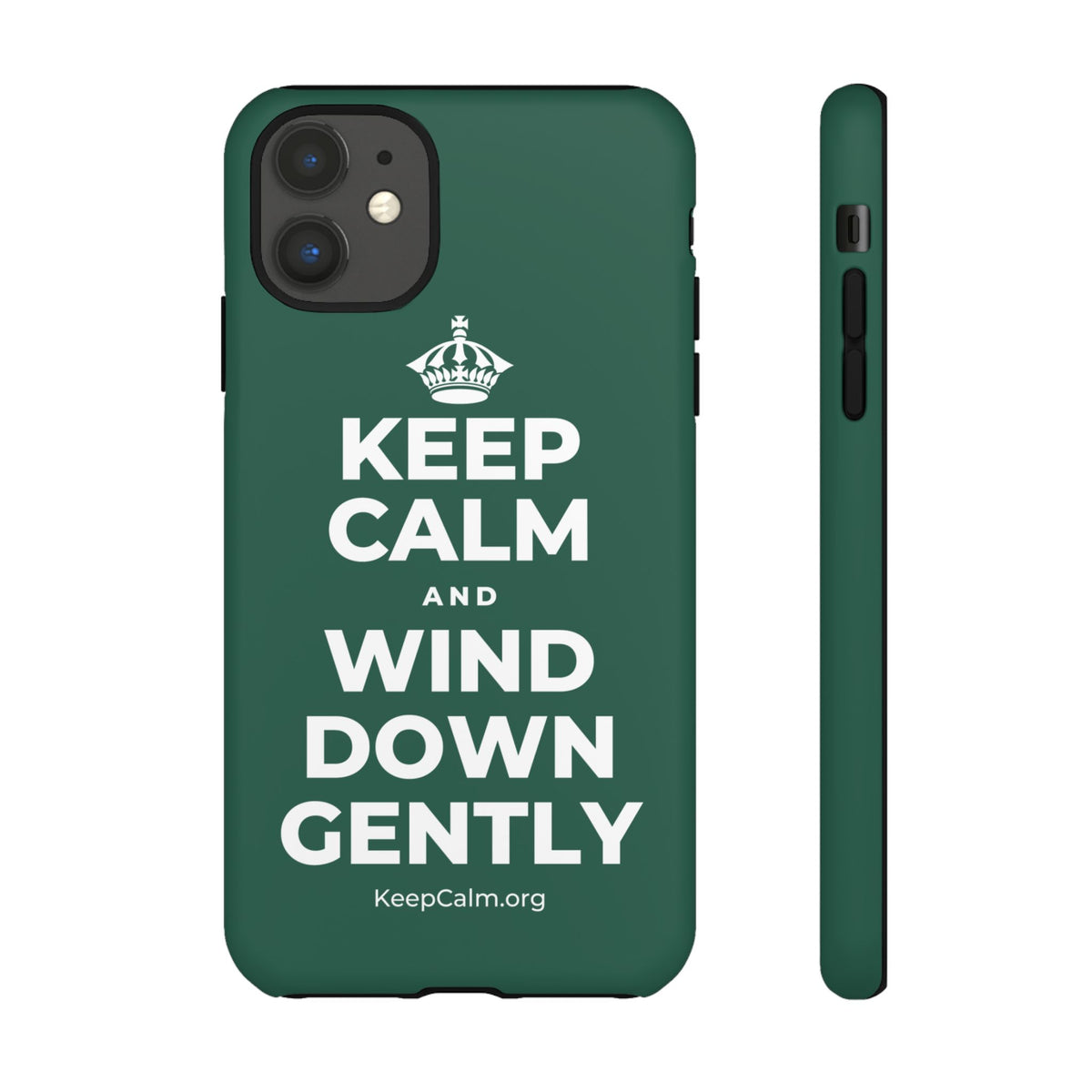 KEEP CALM AND WIND DOWN GENTLY Phone Case