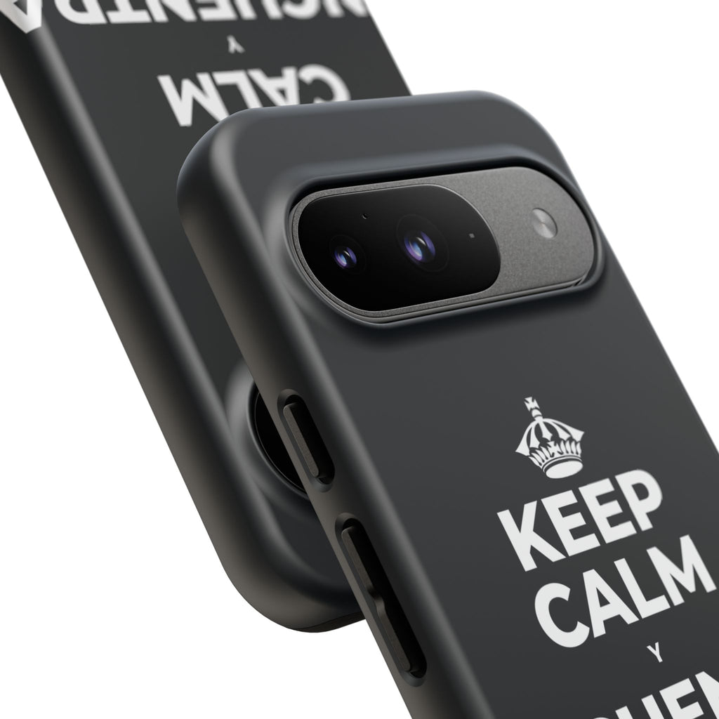 KEEP CALM Y ENCUENTRA TU CENTRO Phone Case (Dark)