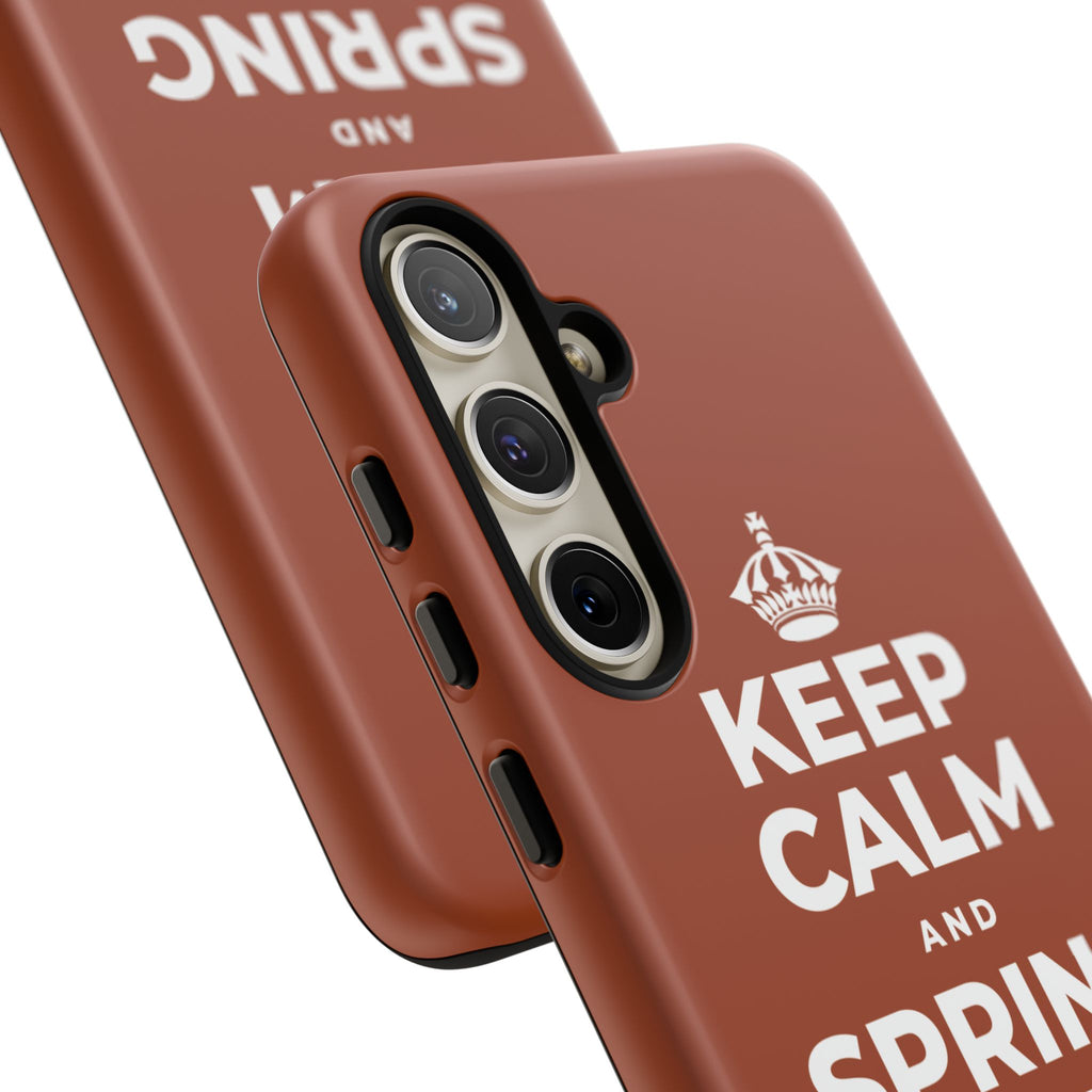 KEEP CALM AND SPRING FORWARD GENTLY Phone Case