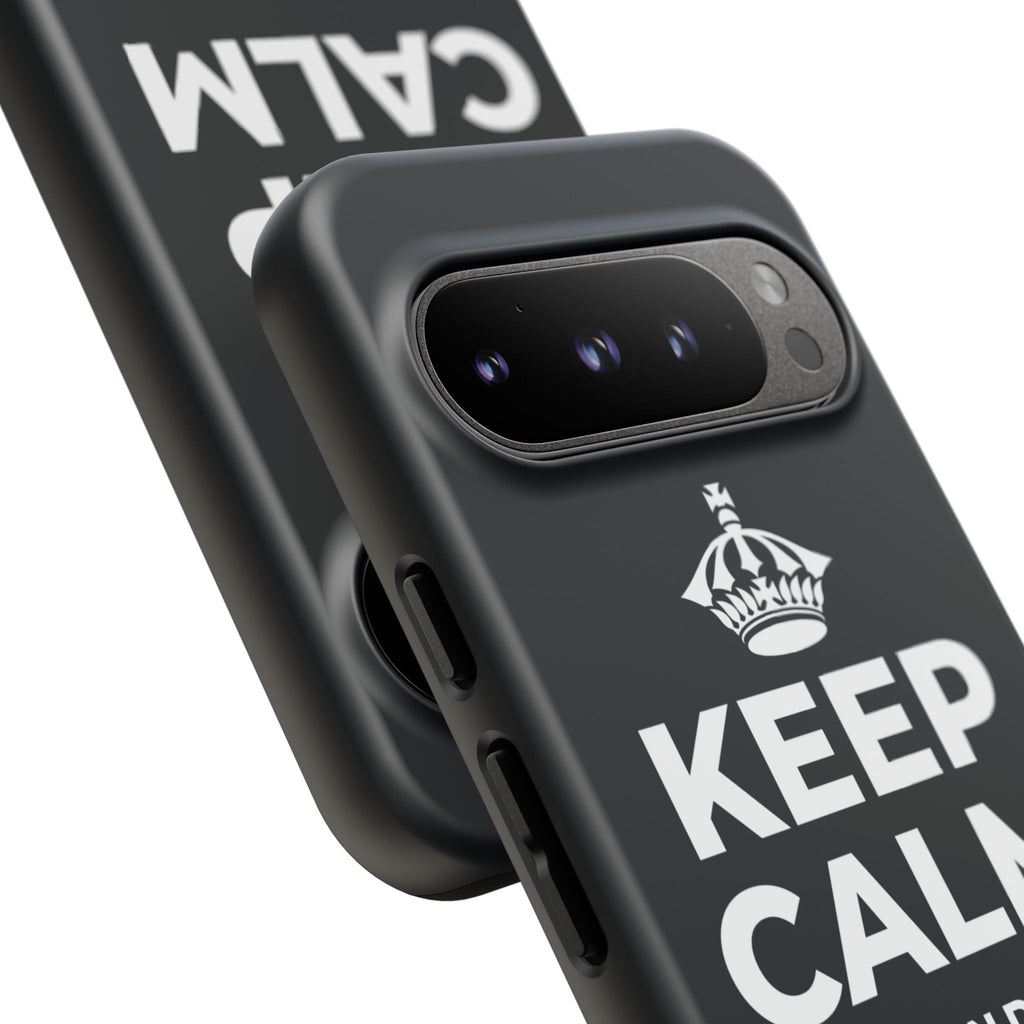 KEEP CALM AND LOCK IN Phone Case (Dark)