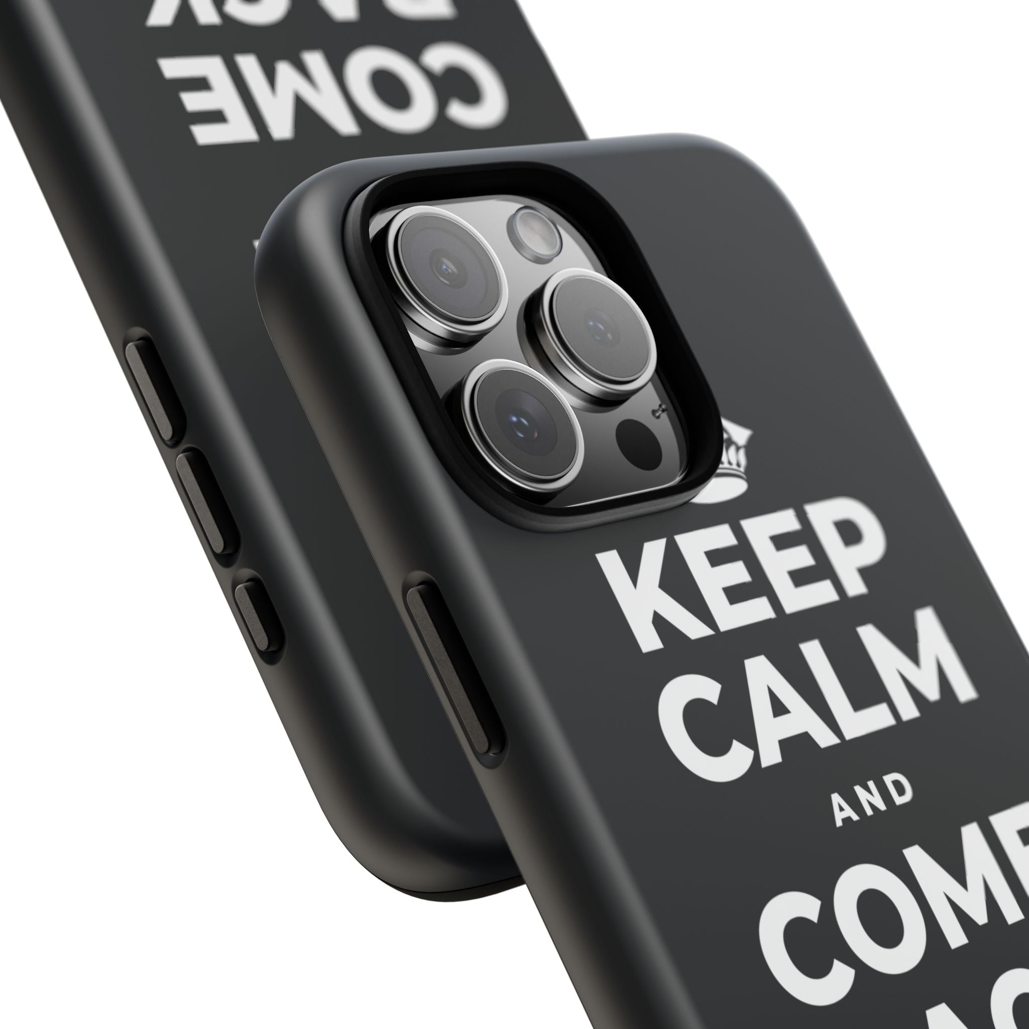 KEEP CALM AND COME BACK TO NOW Phone Case (Dark)