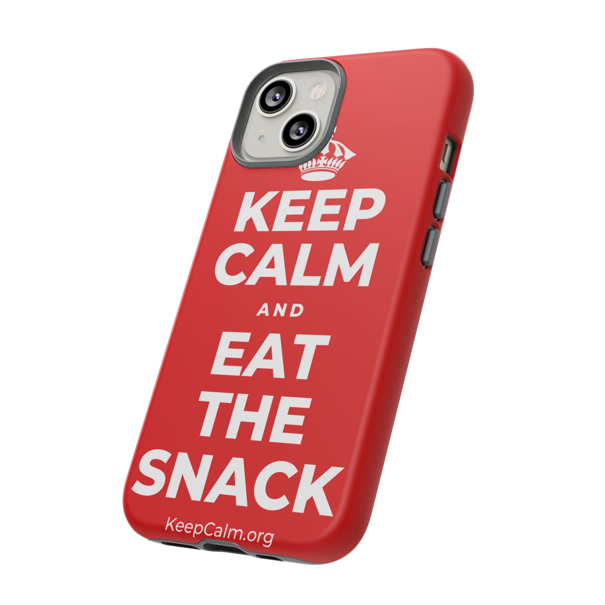 KEEP CALM AND EAT THE SNACK Phone Case