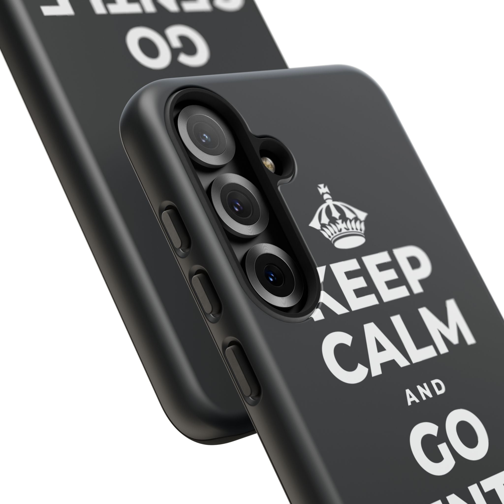 KEEP CALM AND GO GENTLE ON MONDAY Phone Case (Dark)