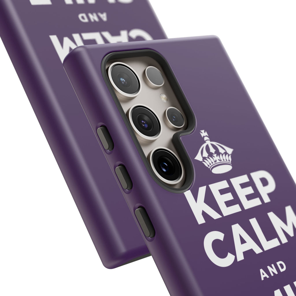 KEEP CALM AND SMILE AT ME Phone Case